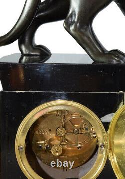 Pendule Art Deco. Kaminuhr Empire Clock Bronze Antique Clock Uhren Cartel