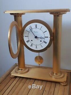 Pendulum Clock Columns Bronze Golden Hour Lavigne Paris 4kg Works