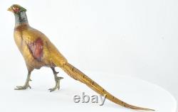 Pheasant Statue Sculpture Animal Bird Hunting Art Deco Art Nouveau Style