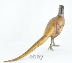 Pheasant Statue Sculpture Animal Bird Hunting Art Deco Art Nouveau Style