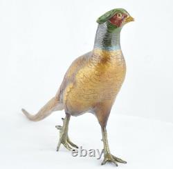 Pheasant Statue Sculpture Animal Bird Hunting Art Deco Art Nouveau Style