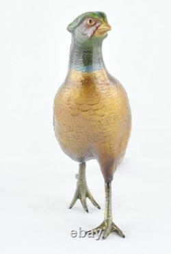 Pheasant Statue Sculpture Animal Bird Hunting Art Deco Art Nouveau Style