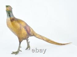 Pheasant Statue Sculpture Animal Bird Hunting Art Deco Art Nouveau Style