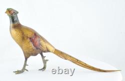 Pheasant Statue Sculpture Animal Bird Hunting Art Deco Art Nouveau Style