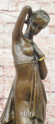Phryne Bronze Statue Art Deco Museum Replica Nude Female Decorative Sculpture Gift