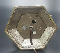 Pierre Gilles Foot Lamp Rare Art Deco Bronze Nickel 1930 Nickeled Lamp