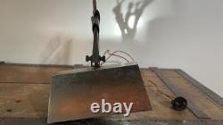 Rare Art Deco Lamp in Patinated Copper Bronze