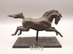 Rare Bronze by JEAN CLERC. 1908-1933. Pastori Foundry. Lost wax. Art Deco. Horse