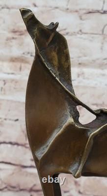 Rare Dali Horse 100% Genuine Bronze Sculpture Figurine Statue Art Deco Decor