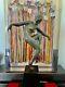 Rare Superb Bronze Marcel Bouraine Epoque Art Deco Dancer