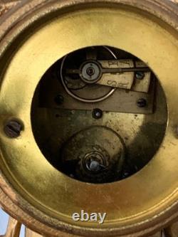 Rare bronze table clock, circa 1900, Art Deco style