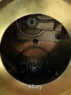 Rare bronze table clock, circa 1900, Art Deco style