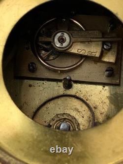 Rare bronze table clock, circa 1900, Art Deco style