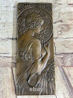 Real Bronze Collection Trophy 100% Art Deco New Bas Relief Decor