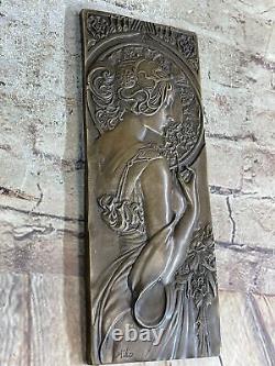 Real Bronze Collection Trophy 100% Art Deco New Bas Relief Decor
