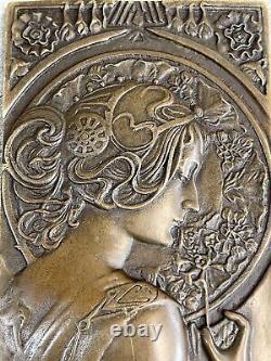 Real Bronze Collection Trophy 100% Art Deco New Bas Relief Decor