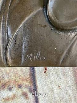 Real Bronze Collection Trophy 100% Art Deco New Bas Relief Decor