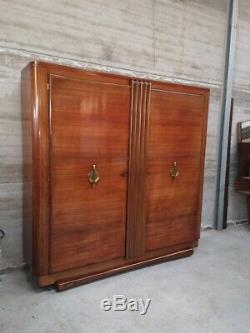 Rosewood Wardrobe Cabinet Wardrobe Art Deco 1930 Maurice Rinck Old Maxim