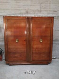 Rosewood Wardrobe Cabinet Wardrobe Art Deco 1930 Maurice Rinck Old Maxim