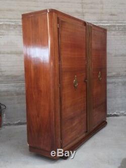 Rosewood Wardrobe Cabinet Wardrobe Art Deco 1930 Maurice Rinck Old Maxim