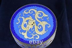 Round Box In Emaux Cloisonnes, China