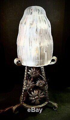 Sabino Lamp Pretty Foot Bronze A Decor Flower Art Deco