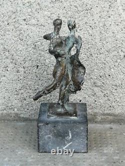 Sculpture Bronze Dancer Tango Style Lucio Fontana Dancer Art Deco Figure