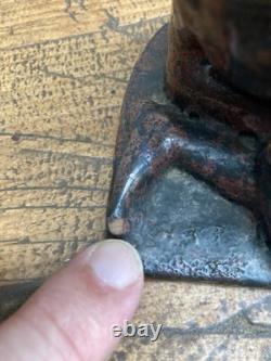 Sculpture Curiosity Woman Art Deco to Identify Contortionist 1950 Terracotta