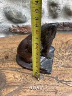 Sculpture Curiosity Woman Art Deco to Identify Contortionist 1950 Terracotta