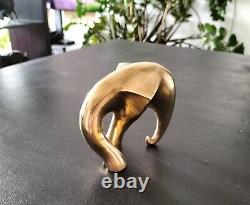 Sculpture Elephant Bronze Art Deco