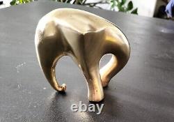 Sculpture Elephant Bronze Art Deco