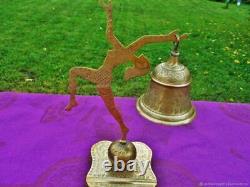 Sculpture Former Bell Woman Bronze Art Deco Ancient Bell Woman Sculpture B