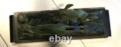 Sculpture In Bronze Signed Molins Art Deco Time #22#