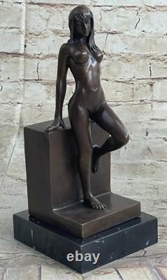 Sculpture Nude Woman Statue Sexy Bronze Art Deco Erotic