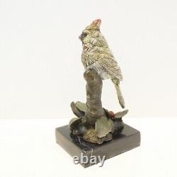 Sculpture Statue Animalier Bird Art Deco Style Art Nouveau Solid Bronze