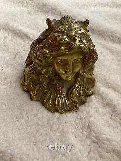 Serre Books Bronze Sculpture Art Deco Dionysos Bacchus Bibliophilia