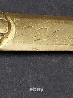 Set of 4 Bronze Art Nouveau and Art Deco Paper Cutters, 14 to 18 cm long