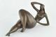 Sexy Pin-up Dancer Statue Sculpture, Art Deco Style, Art Nouveau Bronze Female Figure