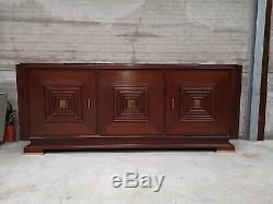 Sideboard Baptistin Spade Follower Maxim Old Mahogany Bronze Art Deco Portor 30 40