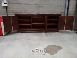 Sideboard Baptistin Spade Follower Maxim Old Mahogany Bronze Art Deco Portor 30 40