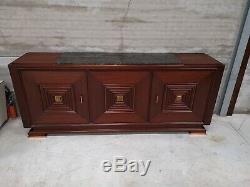 Sideboard Baptistin Spade Follower Maxim Old Mahogany Bronze Art Deco Portor 30 40