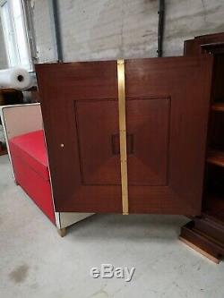 Sideboard Baptistin Spade Follower Maxim Old Mahogany Bronze Art Deco Portor 30 40