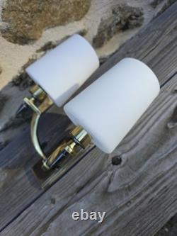 Signed Bronze Wall Sconce by Petitot, Art Deco, 1940s/50s