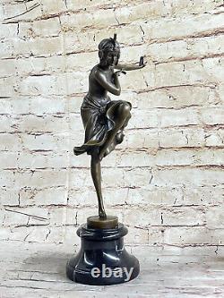 Signed D H Chiparus 100% Bronze Art Deco Statue Kapurthala Dancer