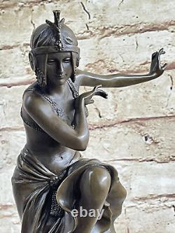 Signed D H Chiparus 100% Bronze Art Deco Statue Kapurthala Dancer