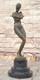 Signed Preiss Bronze Dancing Girl Art Deco Museum-quality Decorative Statue Figurine