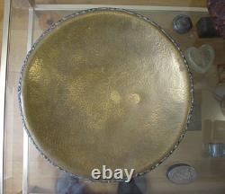 Signed René DELAVAN Hammered Pewter Cup French Art Deco Dinanderie 1930