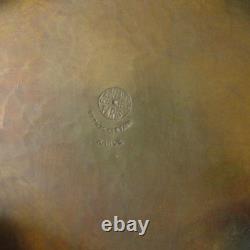 Signed René DELAVAN Hammered Pewter Cup French Art Deco Dinanderie 1930