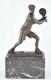 Signed Solid Bronze Tennis Statue Sculpture In Art Deco / Art Nouveau Style