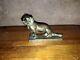Small Bronze Subject Dachshund Signed Irenée Rochard 1930 Art Deco Dog